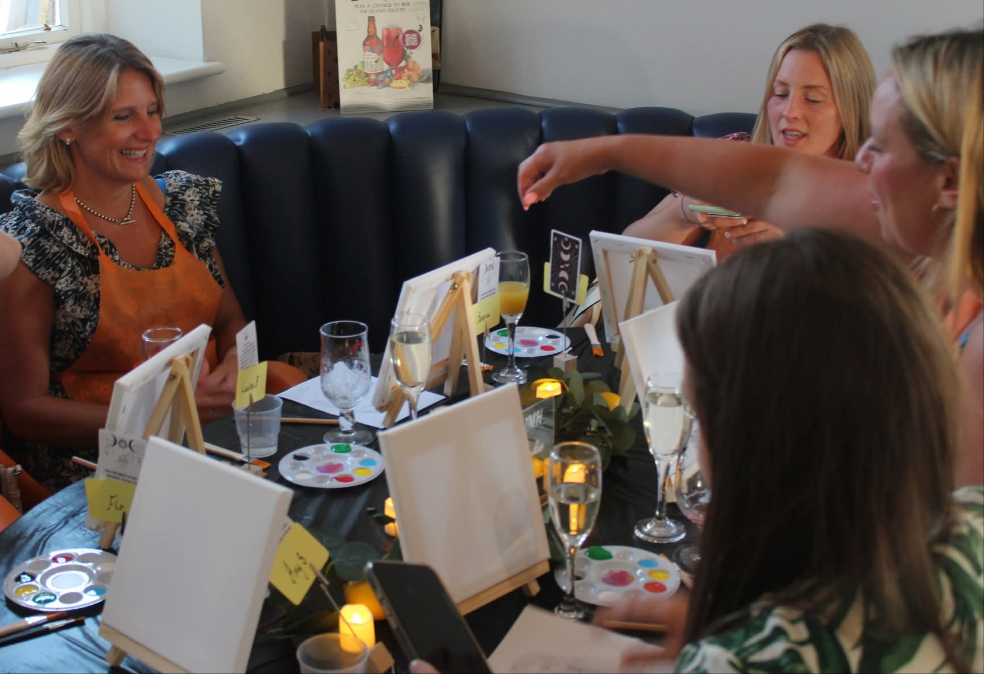 Paint and Sip - Prosecco and Painted Totes