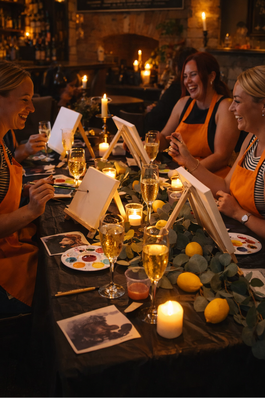 Paint and Sip - Canvas & Bubbles By Candlelight